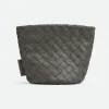 葆蝶家/Bottega Veneta 小号Intrecciato编织水桶式手拿包 755474VCPP11408