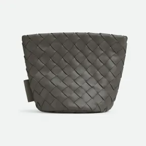 葆蝶家/Bottega Veneta 小号Intrecciato编织水桶式手拿包 755474VCPP11408