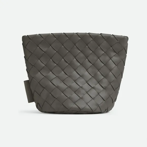 葆蝶家/Bottega Veneta 小号Intrecciato编织水桶式手拿包 755474VCPP11408