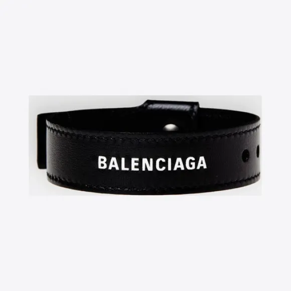 巴黎世家/Balenciaga 男士 黑色 Party手环 | Balenciaga 506196-C5305-1000