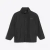 巴黎世家/Balenciaga ‎男士‎ ‎黑色 ‎ ‎Archetype印花雨衣 ‎ | Balenciaga 508527-TVD13-1000