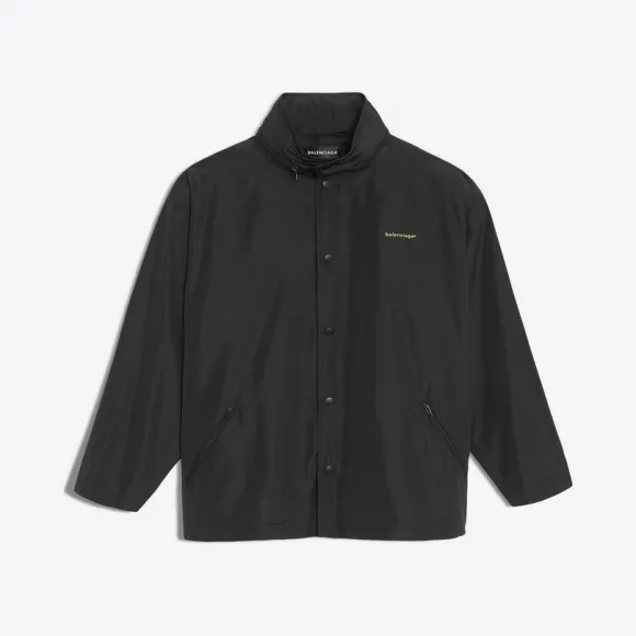巴黎世家/Balenciaga ‎男士‎ ‎黑色 ‎ ‎Archetype印花雨衣 ‎ | Balenciaga 508527-TVD13-1000