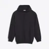 巴黎世家/Balenciaga ‎女士‎ ‎黑色 ‎ ‎品牌标识连帽套头衫 ‎ | Balenciaga 518215-TAV37-1000