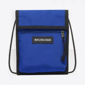 巴黎世家/Balenciaga ‎男士‎ ‎电蓝色 ‎ ‎Explorer手包，配尼龙肩带 ‎ | Balenciaga 532298-9TYY5-4060