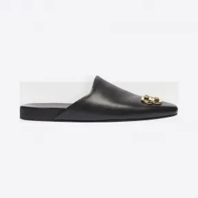 巴黎世家/Balenciaga BLACK / GOLD Cosy BB拖鞋 11760640ca