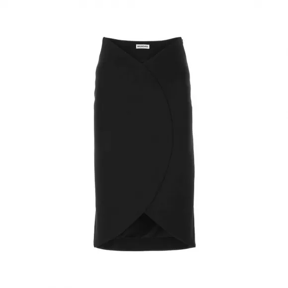 巴黎世家/Balenciaga 黑色 粘胶纤维 65% 聚酰胺 30% 弹性纤维 5% 半身裙 662986TTK231000