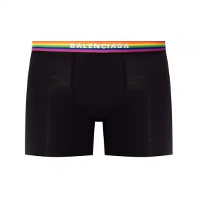 巴黎世家/Balenciaga 黑色 93% 棉 7% 弹性纤维 三角裤 6708124A8B81000