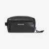 巴黎世家/Balenciaga 黑色 Explorer 男士洗漱包 6731762UQXX1000