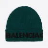 巴黎世家/Balenciaga 绿色徽标毛线帽 675327T16153064