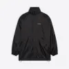 巴黎世家/Balenciaga 女士黑色大廓形雨衣 681428TIO541000
