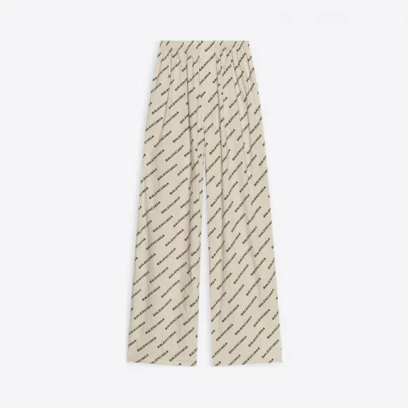 巴黎世家/Balenciaga 女式虎年 Typo 米色睡裤 681822TLLJ12599