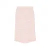 巴黎世家/Balenciaga Women's Pastel Floral Pleated Drawstring Skirt in Pink 704365TMLD55630