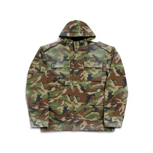 巴黎世家/Balenciaga Balenciaga Dark Camo Biker Army夹克 790739TQL872840