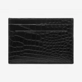 巴利/Bally 黑色短吻鳄皮名片夹 6214392