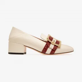 巴利/Bally 骨白色小牛皮 40 毫米浅口鞋 6228172