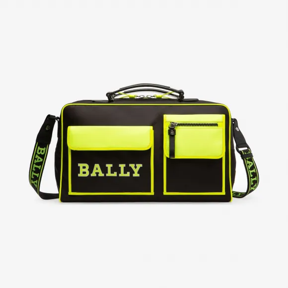 巴利/Bally 黑色尼龙周末休闲包 6228800