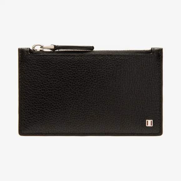 巴利/Bally 黑色皮革商务卡片夹 6228841