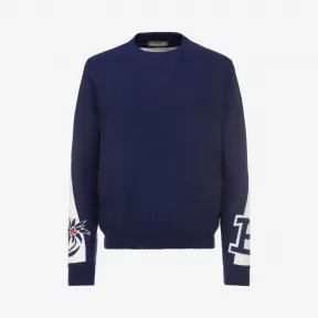 巴利/Bally 灰海蓝羊毛衫 6229284