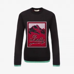 巴利/Bally 黑色羊毛衫 6229307