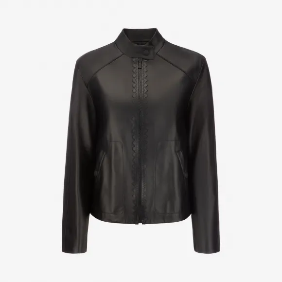 巴利/Bally 黑色纳帕羔羊皮夹克 6229325