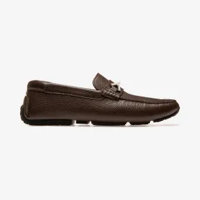 巴利/Bally 男士棕色粒面鹿皮驾驶鞋 6231335