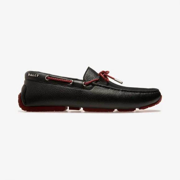 巴利/Bally 男士黑色粒面鹿皮驾驶鞋 6231342