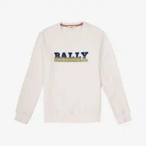 巴利/Bally 白色印花混纺棉运动衫 6233548