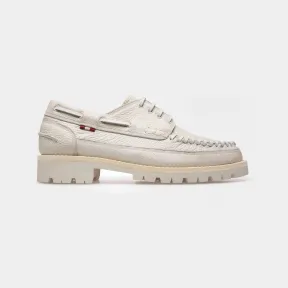 巴利/Bally 时尚灰白色皮革莫卡辛鞋 6300238