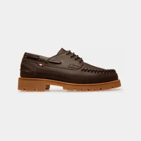 巴利/Bally 特里斯坦棕色皮革莫卡辛鞋 6300240