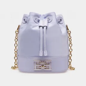 巴利/Bally 女士 Eoh 小号淡紫色尼龙水桶包 6301354