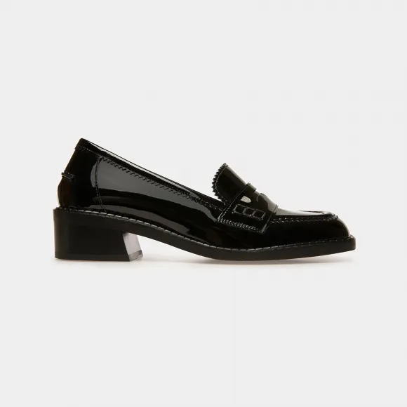 巴利/Bally 女士黑色 Elly 皮革莫卡辛鞋 6302858