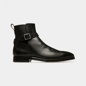 巴利/Bally 男士黑色 Scaviel 皮靴 6303256