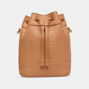 巴利/Bally 女式 Cleoh 桃红色超小号皮革水桶包 6303386