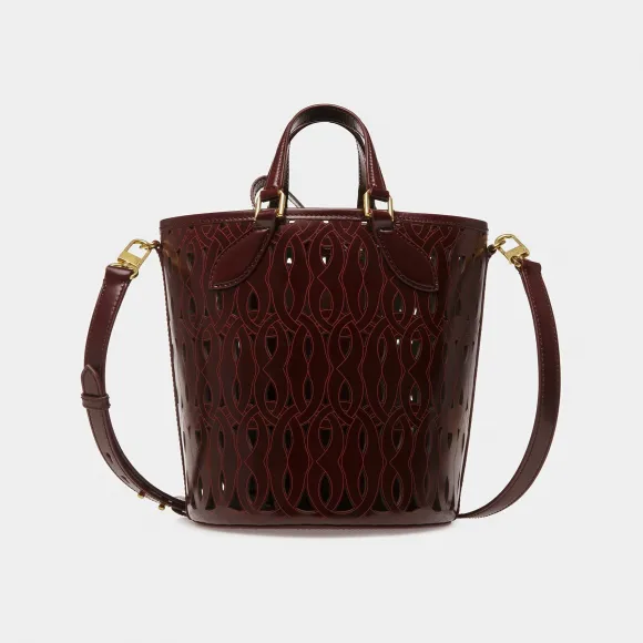 巴利/Bally 女士棕色皮革 Lago 水桶包 6305362