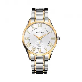 宝曼/Balmain Classic R Gent Small Second 精钢镀金 石英机芯 男表 B1422.39.12