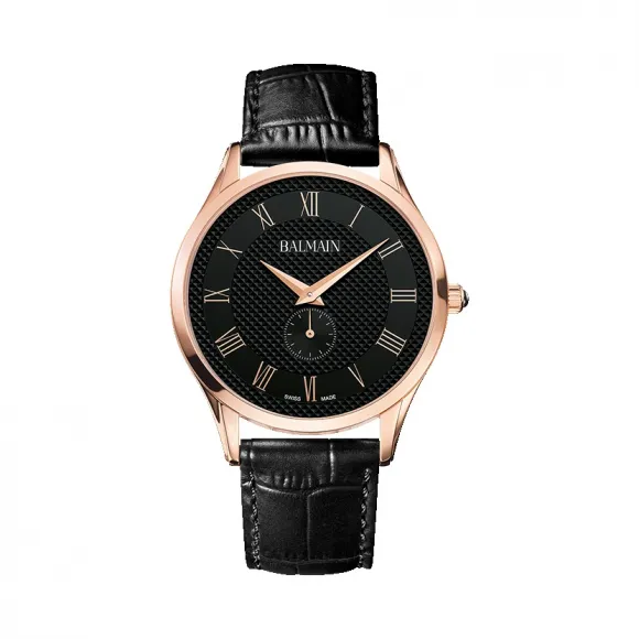 宝曼/Balmain Classic R Gent Small Second 精钢镀玫瑰金 石英机芯 男表 B1429.32.62