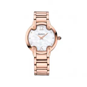 宝曼/Balmain 34 MM 不锈钢镀玫瑰金  女表 B40993384