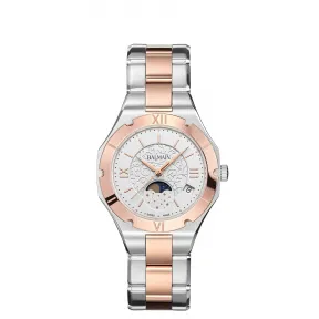 宝曼/Balmain 33MM 不锈钢镀玫瑰金 石英机芯 女表 B45983312