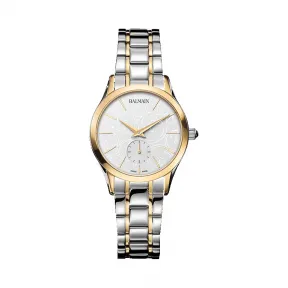 宝曼/Balmain Classic R Lady Small Second 精钢镀金 石英机芯 女表 B4712.39.16