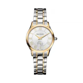 宝曼/Balmain Classic R Lady Small Second 精钢镀金 石英机芯 女表 B4712.39.22