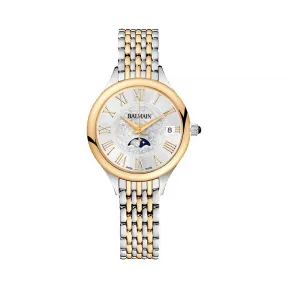 宝曼/Balmain de Moon Phase 精钢镀金 石英机芯 女表 B4912.39.12