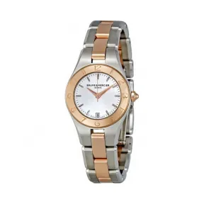名仕/Baume & Mercier 灵霓 Linea 系列 玫瑰金 石英机芯 女表 BMM0A10080