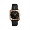 柏莱士/Bell&ross Instruments 系列 39MM 经过抛光和缎光处理的不锈钢 自动机械机芯 男表 BRS92-BL-PG-SCR