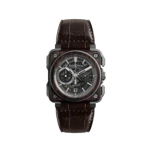 柏莱士/Bell&ross Experimental 系列 45MM 珍贵木材和钛金属 自动机械机芯 男表 BRX1-WD-TI
