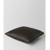 葆蝶家/Bottega Veneta 深咖啡色INTRECCIATO编织小羊皮方形抱枕 118162V00102006