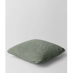 葆蝶家/Bottega Veneta 洋蓟色编织麂皮方形抱枕 118162VBB703228