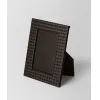 葆蝶家/Bottega Veneta 深咖啡色INTRECCIATO编织小羊皮中号相框 139049V00132006
