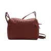 葆蝶家/Bottega Veneta  红色 羊皮 手提包 245354-V0016-6462