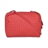 葆蝶家/Bottega Veneta 女士 红色 羊皮 手提包 245354-V0016-6575