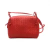 葆蝶家/Bottega Veneta  红色 羊皮 手提包 245354-V0016-6577
